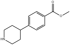 4-PIPERIDIN-4-YL-BENZOIC ACID METHYL ESTER Struktur