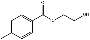 Benzoic acid, 4-Methyl-, 2-hydroxyethyl ester 化学構造式