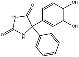 5-(3,4-dihydroxy-1,5-cyclohexadien-1-yl)-5-phenylhydantoin 结构式