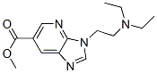 3-[2-(Diethylamino)ethyl]-3H-imidazo[4,5-b]pyridine-6-carboxylic acid methyl ester Struktur