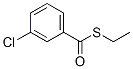 3-Chlorothiobenzoic acid S-ethyl ester,28145-63-3,结构式