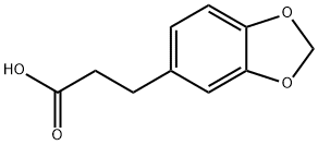 3-[3,4-(亚甲二氧基)苯基]丙酸, 2815-95-4, 结构式