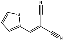2-(2-チエニルメチレン)マロノニトリル 化学構造式