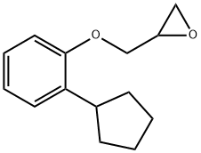 Oxirane, ((2-cyclopentylphenoxy)methyl)- 化学構造式