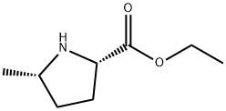 Proline, 5-methyl-, ethyl ester, cis- (8CI) 化学構造式