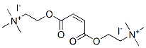 trimethyl-[2-[(Z)-3-(2-trimethylammonioethoxycarbonyl)prop-2-enoyl]oxy ethyl]azanium diiodide 化学構造式