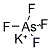 POTASSIUM TETRAFLUOROARSENITE 结构式