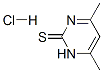 4,6-dimethyl-1H-pyrimidine-2-thione hydrochloride Structure