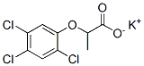 2-(2,4,5-トリクロロフェノキシ)プロピオン酸カリウム 化学構造式