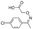 2-({[1-(4-chlorophenyl)ethylidene]amino}oxy)acetic acid,28191-75-5,结构式