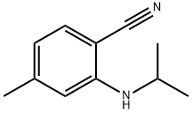 2-isopropylamino-4-methylbenzonitrile,28195-00-8,结构式