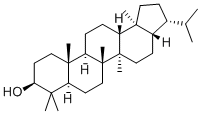 (3ALPHA(H)+3BBETA(H)),17BETA(H),21BETA(H)-3-HYDROXYHOPANE Struktur