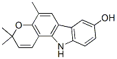 3,11-Dihydro-3,3,5-trimethylpyrano[3,2-a]carbazol-8-ol Structure