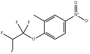 2-四氟乙氧基-5-硝基甲苯 结构式