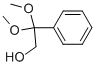 2,2-ジメトキシ-2-フェニルエタノール 化学構造式