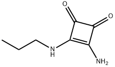 3-AMino-4-(propylaMino)-3-cyclobutene-1,2-dione 结构式
