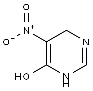 4-Pyrimidinol,1,6-dihydro-5-nitro- 化学構造式