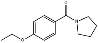 Pyrrolidine, 1-(4-ethoxybenzoyl)- (9CI) 结构式