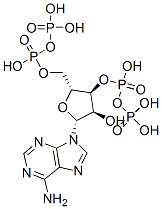 adenosine 3'-diphosphate 5'-diphosphate 化学構造式