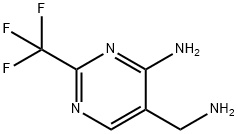 5-氨甲基-2-三氟甲基嘧啶-4-胺, 2822-73-3, 结构式