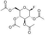 氟代 四乙酸 beta-d-吡喃葡萄糖酯, 2823-46-3, 结构式