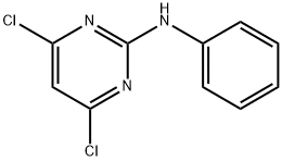 4,6-二氯-N-苯基嘧啶-2-胺 结构式