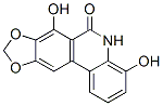 4,7-Dihydroxy[1,3]dioxolo[4,5-j]phenanthridin-6(5H)-one 结构式