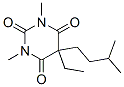 5-Ethyl-1,3-dimethyl-5-(3-methylbutyl)-2,4,6(1H,3H,5H)-pyrimidinetrione 结构式