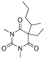 5-Ethyl-1,3-dimethyl-5-(1-methylbutyl)-2,4,6(1H,3H,5H)-pyrimidinetrione Struktur