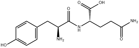 H-TYR-GLN-OH, 28252-40-6, 结构式