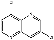 3,8-ジクロロ-1,5-ナフチリジン 化学構造式