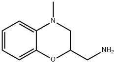 (4-METHYL-3,4-DIHYDRO-2H-1,4-BENZOXAZIN-2-YL)METHYLAMINE,282520-55-2,结构式