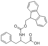 3-((((9H-芴-9-基)甲氧基)羰基)氨基)-4-苯基丁酸, 282524-78-1, 结构式