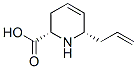 2-Pyridinecarboxylicacid,1,2,3,6-tetrahydro-6-(2-propenyl)-,(2S,6S)-(9CI) 化学構造式