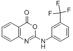 2-[3-(trifluoromethyl)anilino]-4H-3,1-benzoxazin-4-one 结构式