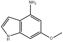 6-メトキシ-1H-インドール-4-アミン 化学構造式