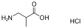 RAC-3-アミノイソ酪酸塩酸塩 化学構造式