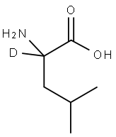 DL-ロイシン-2-D1 化学構造式