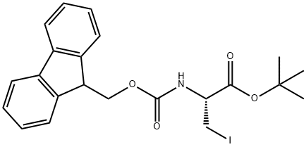 N-FMOC-3-IODO-L-ALANINE TERT-BUTYL ESTER Struktur