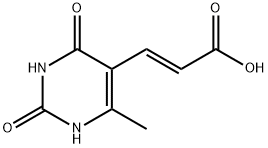 3-(2,4-dioxo-6-methyl-5-pyrimidinyl)acrylic acid Structure