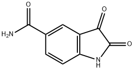 2,3-DIOXOINDOLINE-5-CARBOXAMIDE, 28283-98-9, 结构式