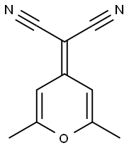 (2,6-Dimethyl-4H-pyran-4-ylidene)malononitrile Structure