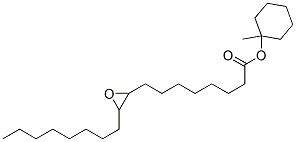 methylcyclohexyl 3-octyloxiran-2-octanoate  Structure