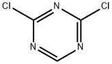 2,4-ジクロロ-1,3,5-トリアジン 化学構造式