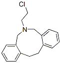 5,7,12,13-Tetrahydro-6-(2-chloroethyl)-6H-dibenz[c,g]azonine Struktur