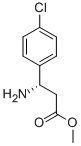 (S)-3-氨基-3-(4-氯苯基)丙酸甲酯, 283159-95-5, 结构式