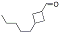 Cyclobutanecarboxaldehyde, 3-pentyl- (9CI) Structure