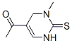 Ethanone, 1-(1,2,3,6-tetrahydro-1-methyl-2-thioxo-5-pyrimidinyl)- (9CI) 结构式