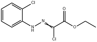 乙基 2-氯-2-[2-(2-氯苯基)亚肼基]-乙酸酯, 28317-49-9, 结构式