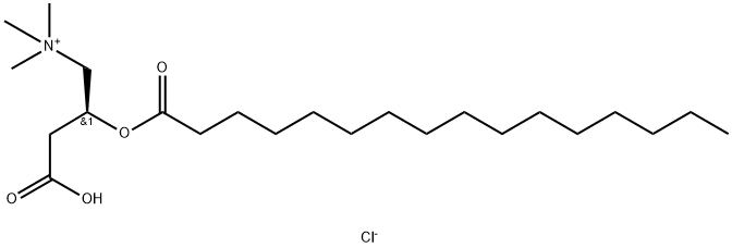 棕榈酰-D-肉碱盐酸盐 结构式